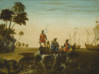 The Landing of Columbus (ca. | Free Photo - rawpixel