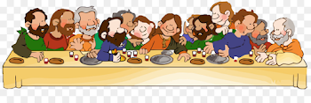 The Last Supper Eucharist Clip art - Passover png download - 6480 ...