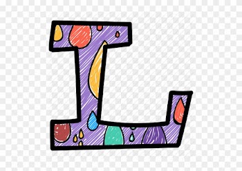 The Letter L Png - Capital Letter Colorful Alphabet