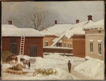 The liljenstrand house in winter, | Free Photo - rawpixel