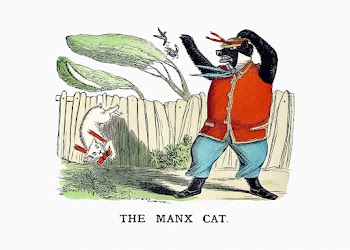 The Manx cat in clothes | Free stock vector - 573089