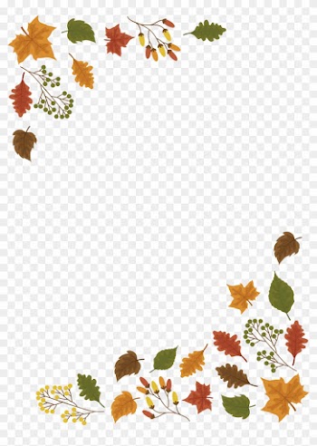 The Maple Leaf Border - Autumn Border Png