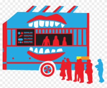 The Middle Feast Food Truck - Food Truck Red And Blue