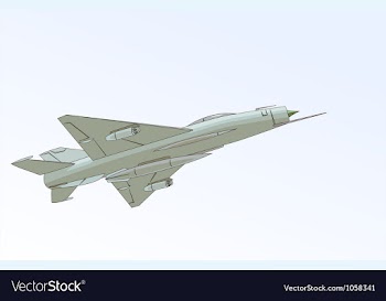 The Mikoyan-Gurevich MiG-21 vector image