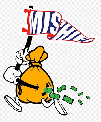 The Money Bag Running With Money Flying Out Is Suppose - Money Bag Running Png
