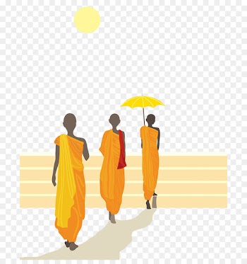 The Monk: A Romance Buddhism Bhikkhu Illustration - Flat winds, India monks 