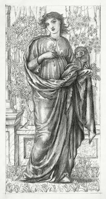The Month of March (ca. 1866) drawing in high… | Free public domain illustration