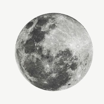 The moon galaxy collage element | Free PSD - rawpixel