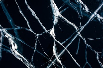 The most beautiful "floor" that one can walk on - Baikal Ice. And I had the privilege to walk 700km on it.