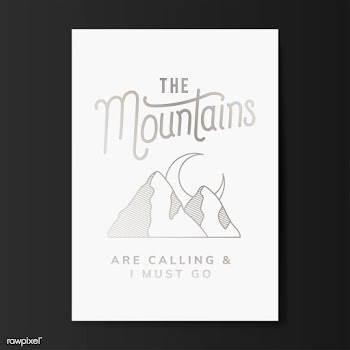 The mountains logo illustration | Free stock vector - 557996