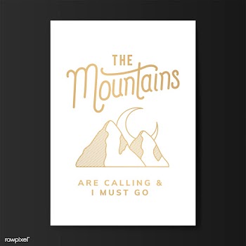 The mountains logo illustration | Free stock vector - 558000