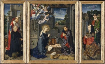 The Nativity with Donors and | Free Photo - rawpixel