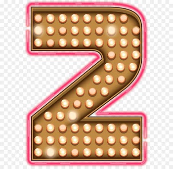 The Neon Lights Tour - Number Twoo Neon Lights Transparent PNG Clip Art Image 