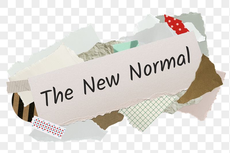 The New Normal png word | Free PNG - rawpixel