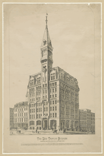 The new Tribune Building, Printing | Free Photo - rawpixel