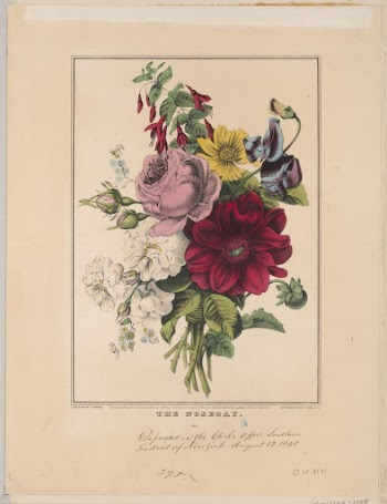 The nosegay (1848) by N. | Free Photo - rawpixel