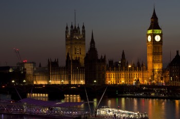 The Parliament during Nightime