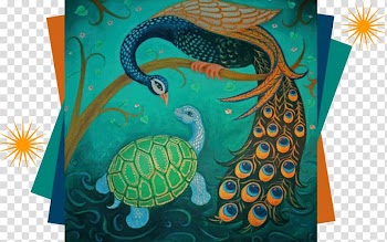 The Peacock and the Tortoise Patchwork quilt Textile Quilting, autumn japan transparent background PNG clipart