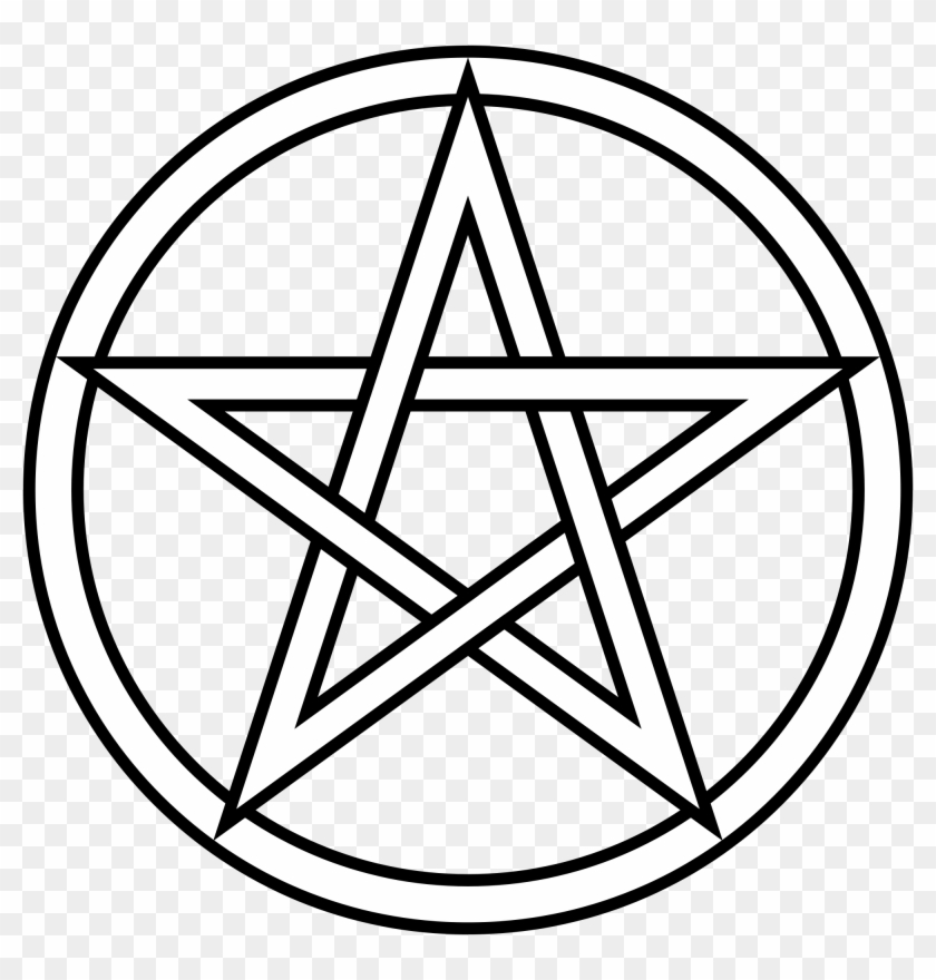 The Pentacle - White Pentagram Png