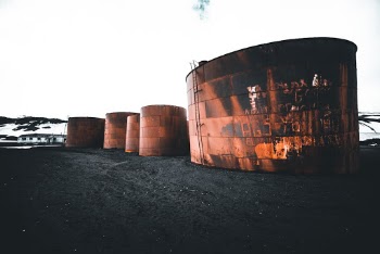 The Photo was taken during a ship expedition