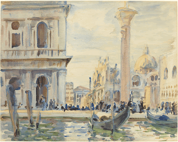 The Piazzetta (ca. 1911) by John | Free Photo - rawpixel