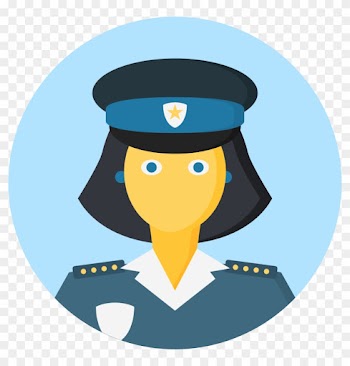 The Police Cliparts - Creative Tail People