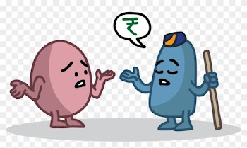 The Policeman Asks For The Cars Insurance Papers - Cartoon