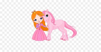 The Princess and the Unicorn Horse Fairy tale - Pony and Princess 