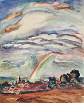 The rainbow.Montiullier by Othon Friesz | Free Photo - rawpixel