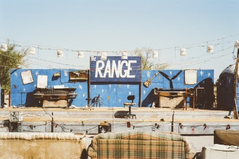 The Range Signage on Stage