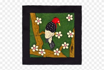 The Red-headed Woodpecker Sits Watching For His Favorite - Picture Frame