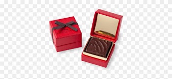The Red Wedding Gift Box 2 Pieces - Chocolate