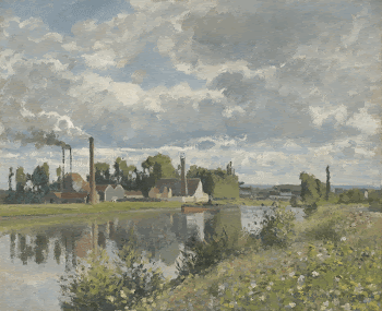 The River Oise near Pontoise | Free Photo - rawpixel