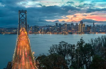 The road from Oakland to San Francisco!