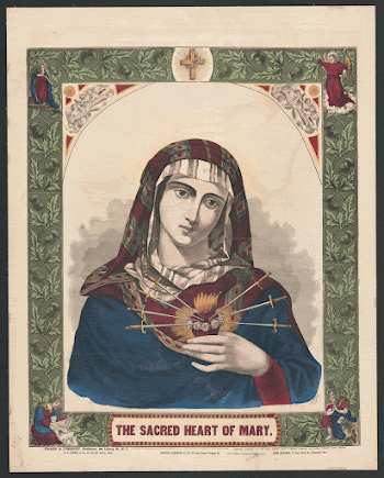 The sacred heart of Mary | Free Photo - rawpixel