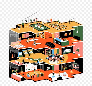 The Savannah College of Art and Design Illustration Graphic design - ambulatory cartoon 
