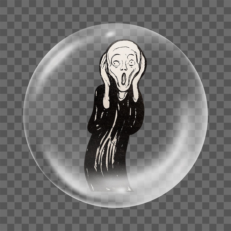 The Scream png sticker, Edvard | Free PNG - rawpixel