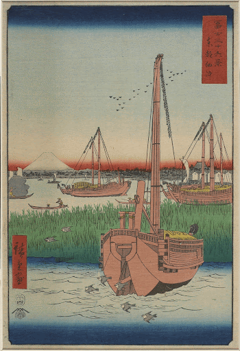 The Sea at Tsukuda in EdoOriginal | Free Photo - rawpixel