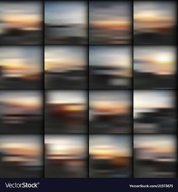 The set of a soft mesh gradient background vector image