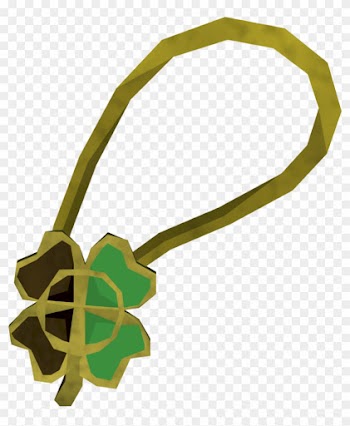 The Shiny Two-leaf Clover Necklace Is A Prize From - Four-leaf Clover