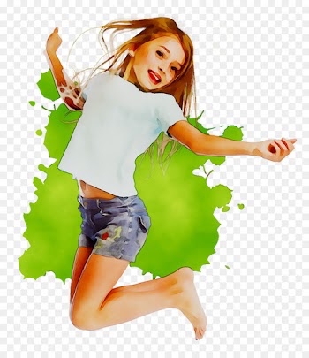 The Shrunks Trampoline with Pool Gymnastics Child Dance -  