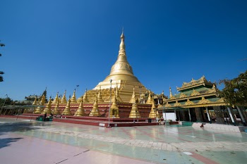 The Shwesandaw pagoda of Twante, is located  near to Yangon, Myanmar 