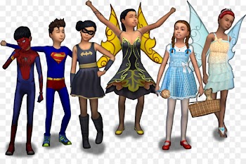 The Sims 4 Halloween costume Costume party - Halloween 