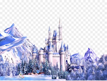 The Snow Queen Elsa Castle Drawing Fairy tale - Snow Castle 