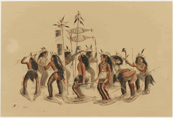 The Snow-Shoe Dance. Original from the Minneapolis | Free Photo - rawpixel