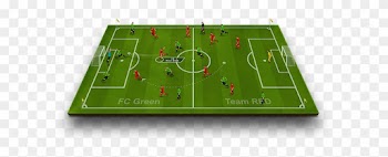 The Soccer Set Kicker Icons, Field And Elements - Soccer Field Png 3d