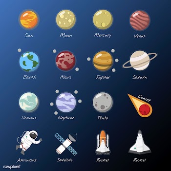 The solar system vector | Free stock vector - 250108