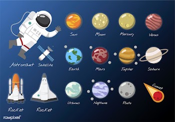 The solar system vector | Free stock vector - 250109
