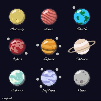 The solar system vector | Free stock vector - 250204