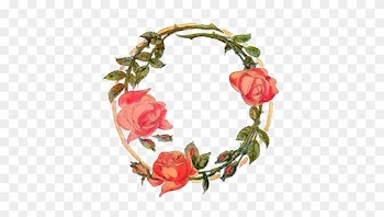 The Story Of Flower Crown - Art Nouveau Roses Greeting Card